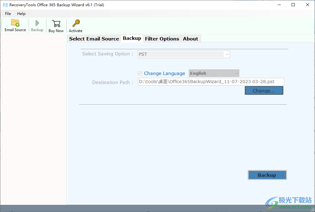 RecoveryTools Office 365 Backup Wizard(电子邮件备份工具)