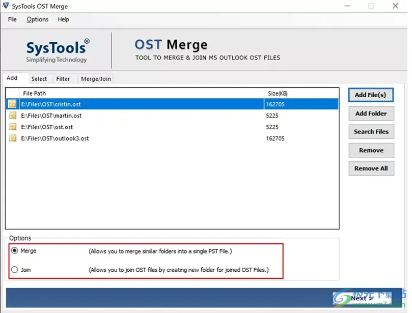 SysTools OST Merge(OST文件合并)