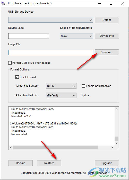 USB Drive Backup Restore(U盘备份还原)