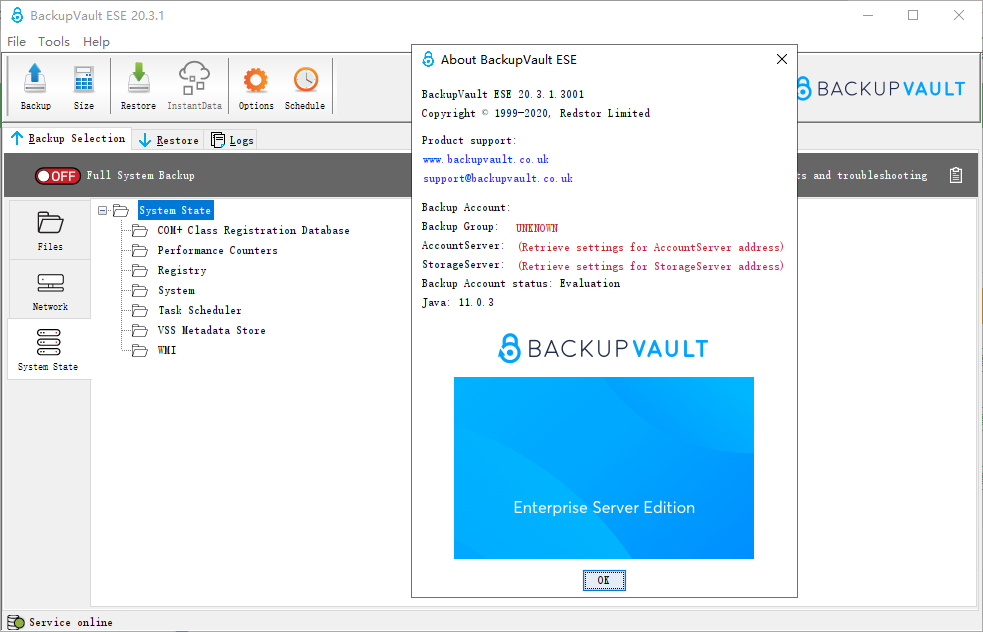 BackupVault ESE(云端备份软件)