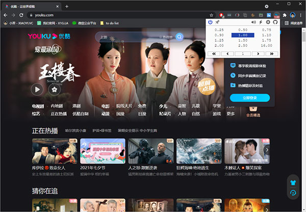 global speed(网页视频加速插件)绿色版