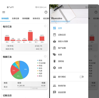 Bluecoins app