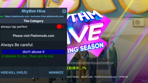 节奏蜂巢内置菜单版