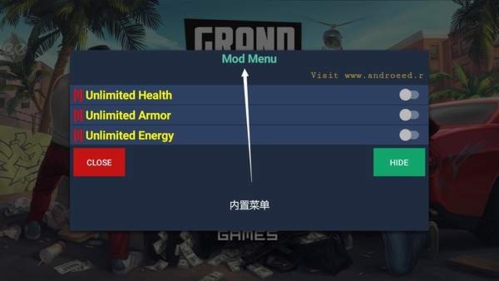 黑帮犯罪GCO内置菜单版